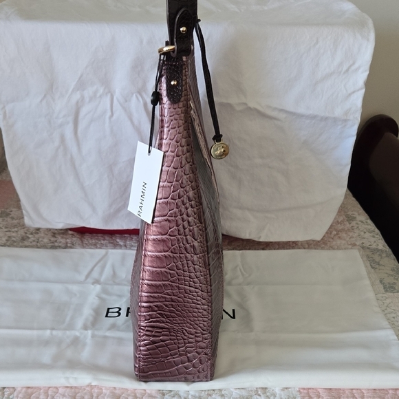 Brahmin Tabitha Shoulder Bag in Mellow Rose Jessamine. NWT RARE - Picture 8 of 16